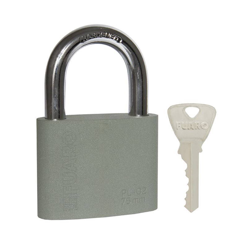 Замок навесной PL-PROTEC-0275 3key (PL-02-75) англ. /блистер