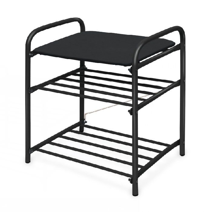 Банкетка 1 (500х330х450) с мягк. сидением,винил. слоновая кость/бежевый металликразборн. Б1-1/БЖ Ника