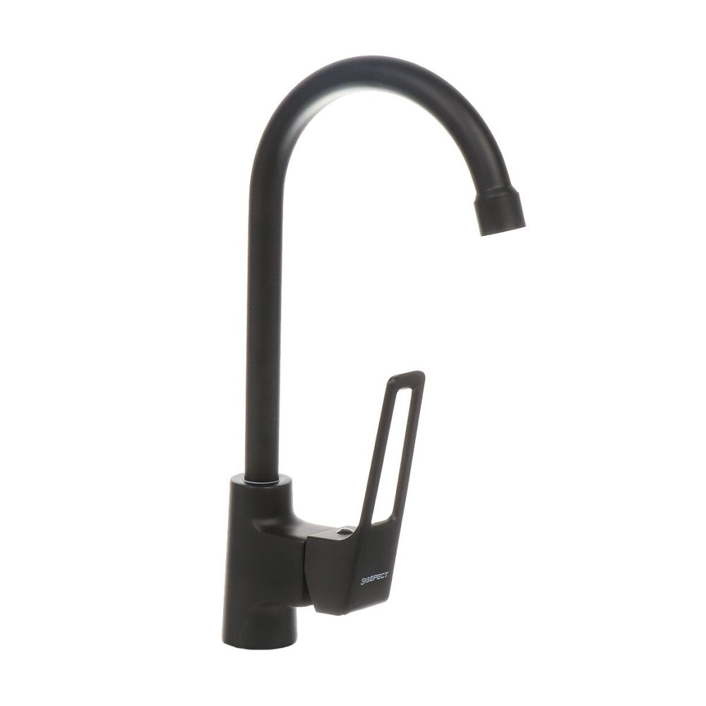 Смеситель для кухни монокомандный  черный  Potato Эверест B40-1546