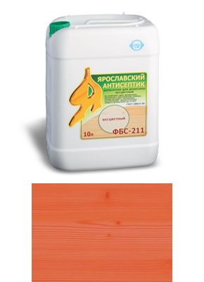 ФБС-211 тонированный антисептик цвет: красное дерево 10 л (уп.2 шт.)