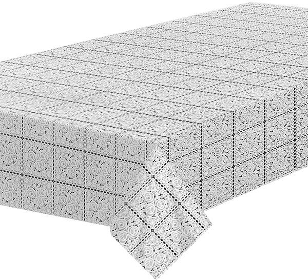 Скатерть ТR-653 белая (21295) (138*20)