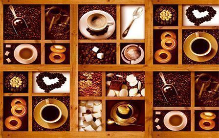 Клеенка на тк.основе "Колорит" 304/10 .(кофе)  (1.26х25м)