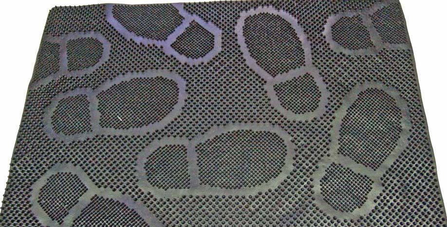 Коврик резиновый PIN MAT 45х75 (следы)