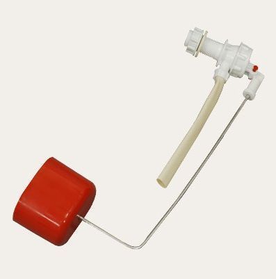 Впускной клапан МЕМБРАННЫЙ с рычагом пластм.в сборе с попл.(Тула)