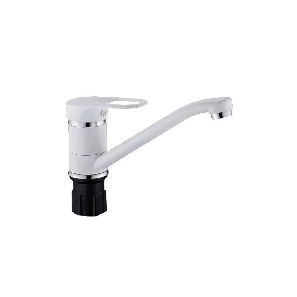 Смеситель для кухни монокомандный  белый  Potato Эверест B49-0257