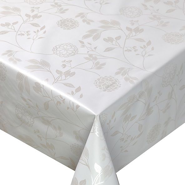 Клеенка на нетк.основе "Camelia" 344/9 Георгины бел. (1,40х20м)