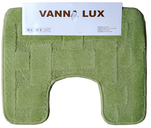 Коврик Vanna Lux туалет (1предмет) 40х50 см зеленый