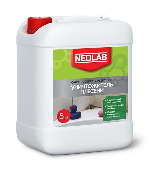 УНИЧТОЖИТЕЛЬ ПЛЕСЕНИ очищающее средство 5 кг (уп.4 шт.) NEOLAB