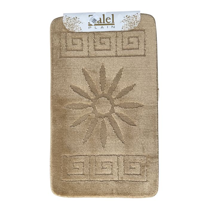 Набор ковриков Залел (2предмет) 60х100/50х60см коричн.