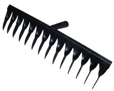 Грабли садово-огородные 12 зуб. метал. витые с черенком* (упак.10шт.)