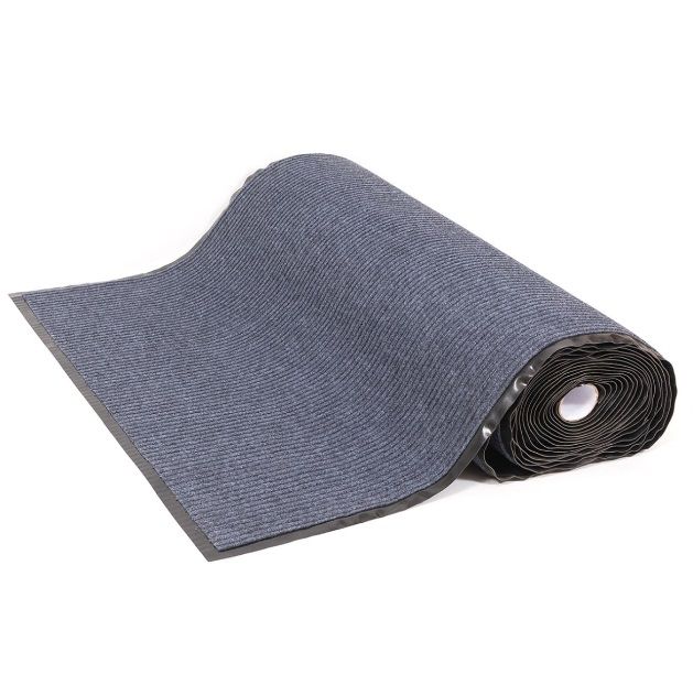 Напольная дорожка ворсовая влаговпитывающая 0,9*15м серая