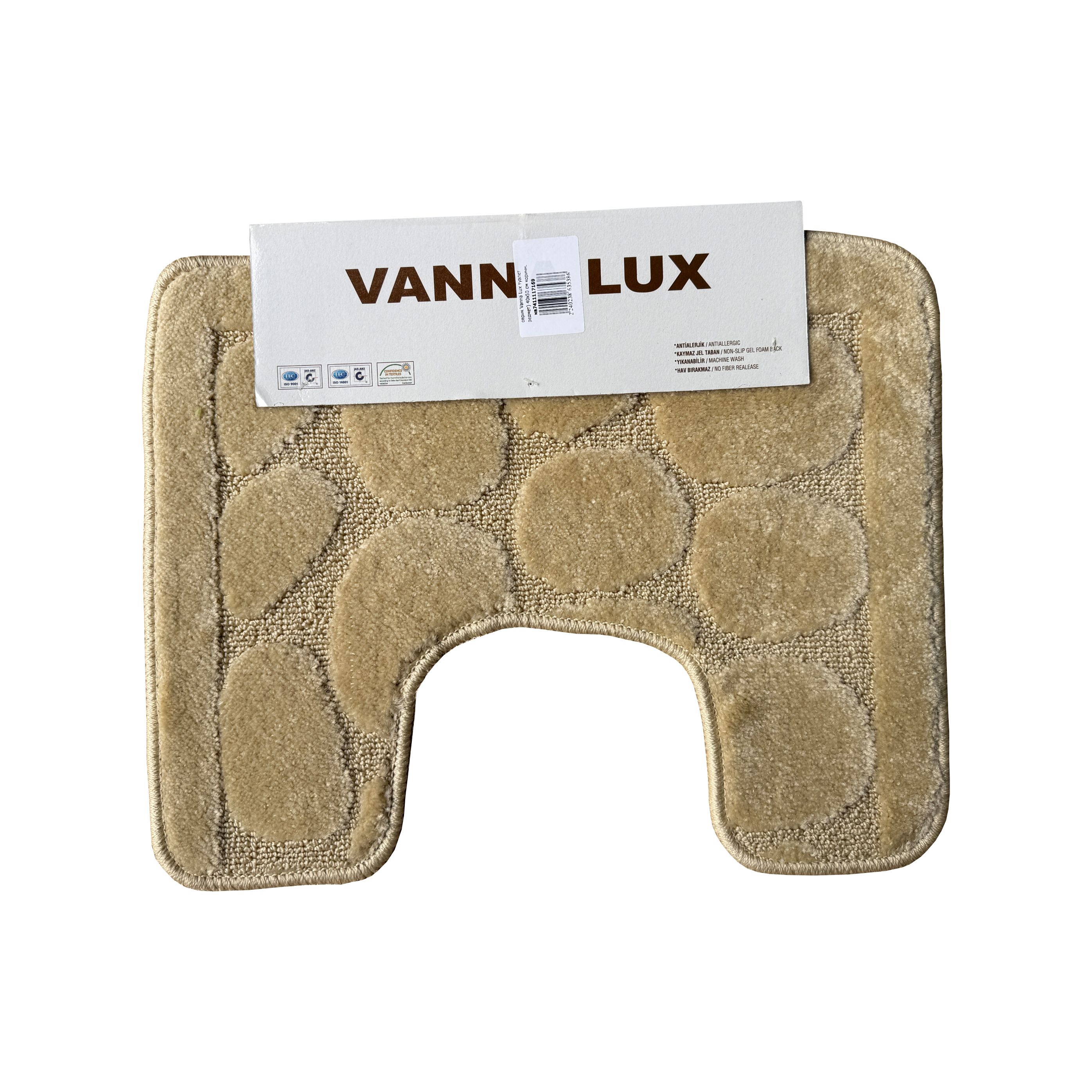 Коврик Vanna Lux туалет (1предмет) 40х50 см коричн.