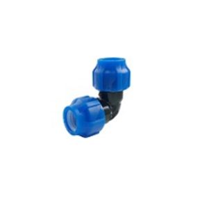 Отвод ПНД компрессионный присоединительный  50-50 (12/3) VALFEX