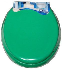 Крышка для унитаза мягкая зеленая