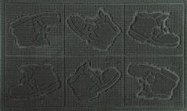 Коврик резиновый PIN MAT 45х75 (ботинки)