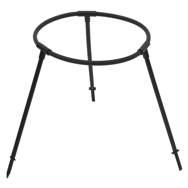 Кустодержатель "Роза" d48хh70см. черн. пластик