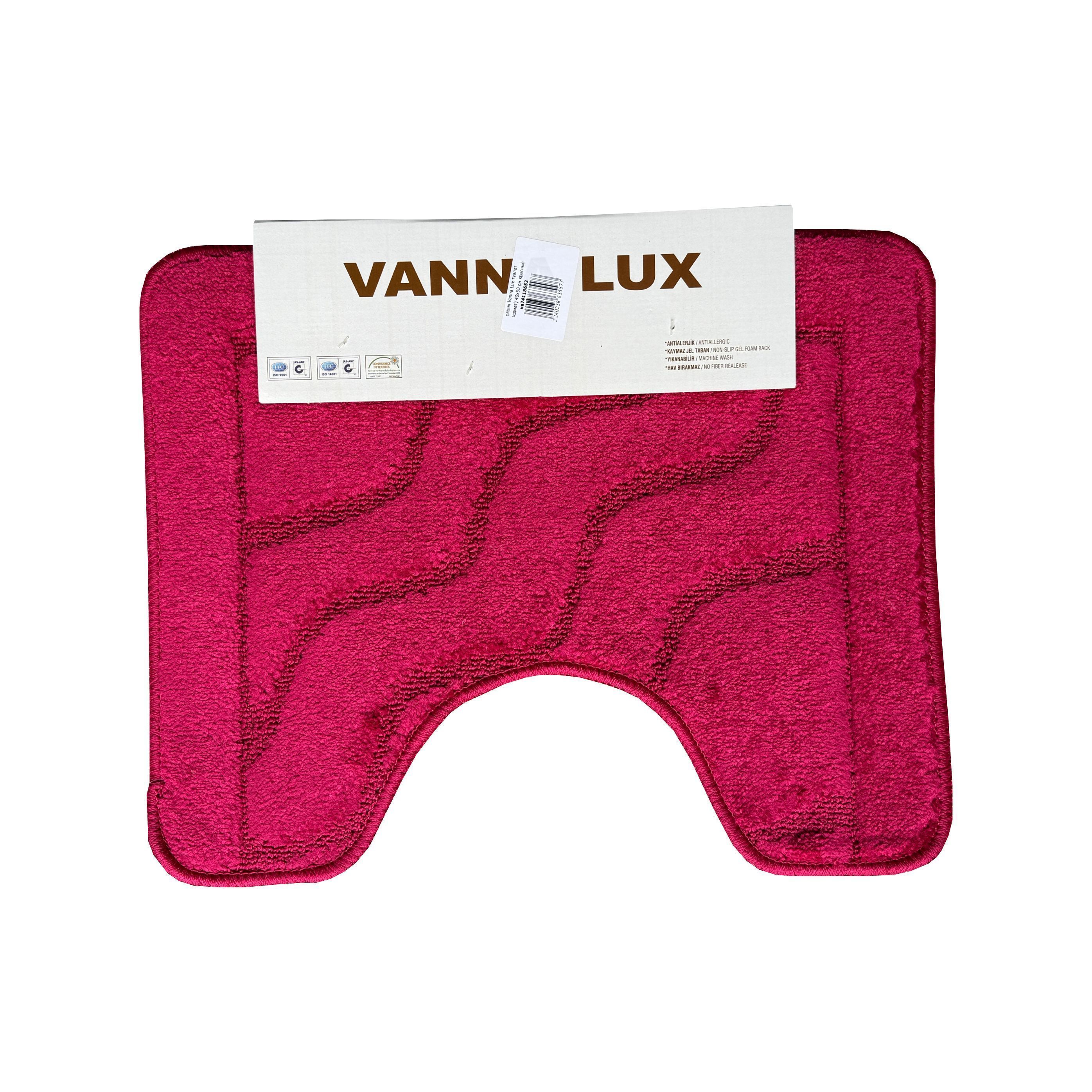 Коврик Vanna Lux туалет (1предмет) 40х50 см красный