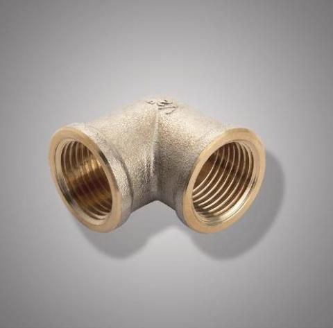 Уголок резьбовой латун. F 324.0505 (L3/4F*3/4F) (уп.5шт.)