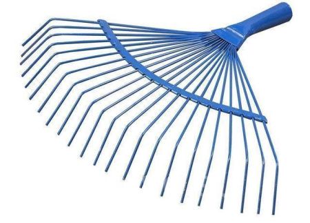 Грабли веерные 22 зуб. проволочные большие порош.окр. (упак.10шт.)