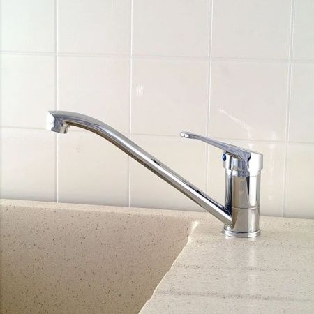 Смеситель для кухни монокомандный хром Potato Эверест B 42-028