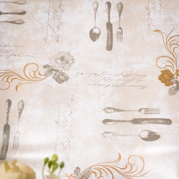 Клеенка на нетк.основе "Mirror" M 82010 A Столовые приборы (1,40х20м)
