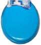 Крышка для унитаза мягкая голубая