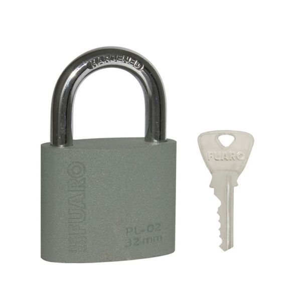 Замок навесной PL-PROTEC-0232 3key (PL-02-32) англ. /блистер