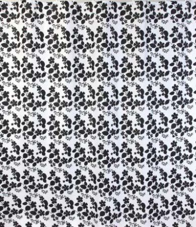 Штора для ванной тканевая черная, Z-1189, "Залел", 180*200