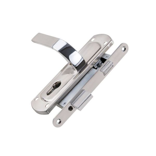 Корпус замка с ручкой LOCKSET25.ORION.5558-1 мат.никель/хром