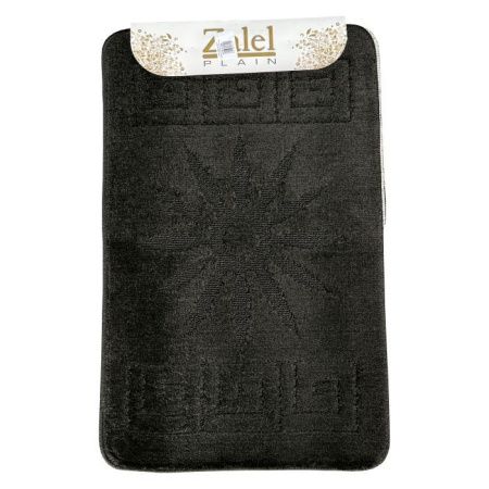 Набор ковриков Залел (2предмет) 55х85/45х55 черн.