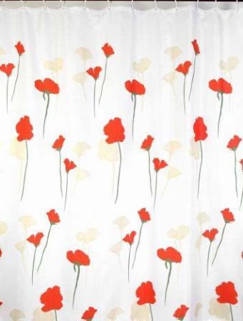 Штора для ванной тканевая 1231, "Залел", 180*200