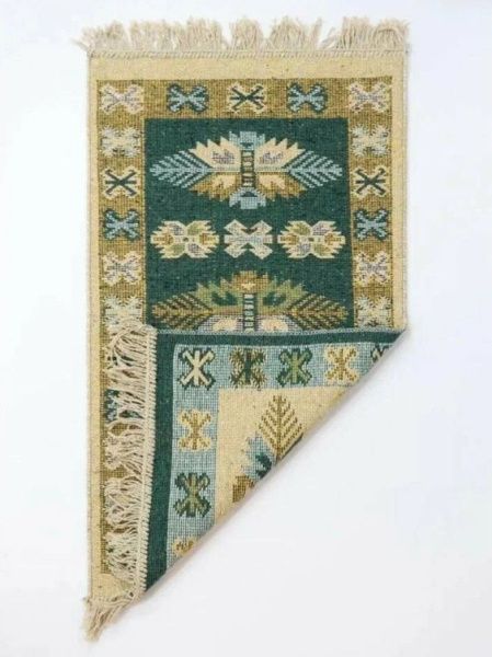 Коврик из хлопка 60*120 зел. UK01 6120101 Kilim Usak