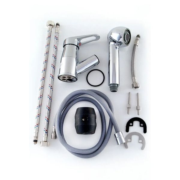 Смеситель для кухни монокомандный  хром  Potato Эверест B60-028