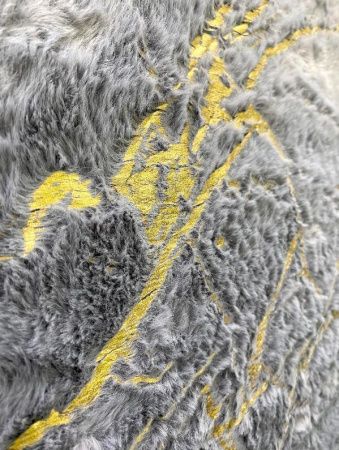 Коврик My Bunny плюшевый (1 предмет) 50х80 серый молния