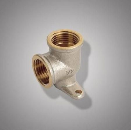 Уголок c креплением резьбовой латун. F 327.0404 (DZL1/2F*1/2F) (уп.5 шт.)