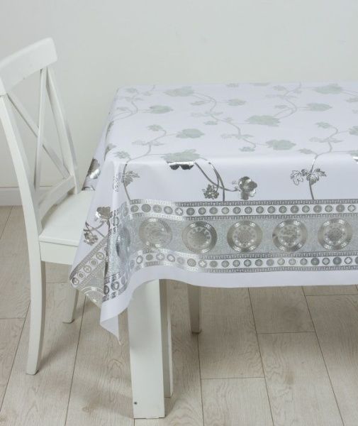 Клеенка на тк.основе "Аурум Колор" Серебро скифов (1.40х20м)