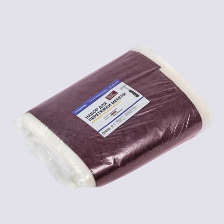 Набор для перетяжки мебели 150*100см (кожа, поролон 16кг/м3, 20мм, гвозди) бордовый