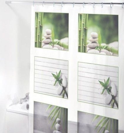 Штора для ванной полиэтиленовая серая 3, "Релакс", 180*180