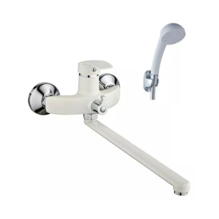 Смеситель для ванны и умывальника монокомандный  кремовый  Potato Эверест B22-2127