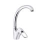Смеситель для кухни монокомандный  хром  Potato Эверест B51-025