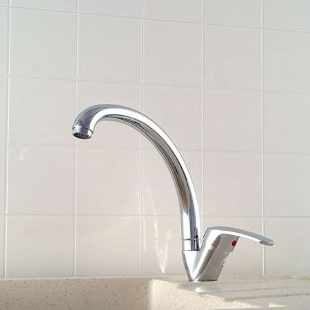 Смеситель для кухни монокомандный  хром  Potato Эверест B41-029M