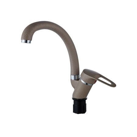 Смеситель для кухни монокомандный  кремовый  Potato Эверест B59-0268