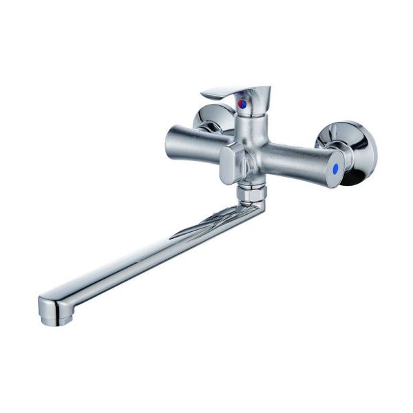 Смеситель для ванны и умывальника монокомандный  хром  Potato Эверест B22-032