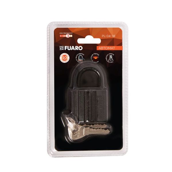 Замок навесной PL-UNI-0438 3key