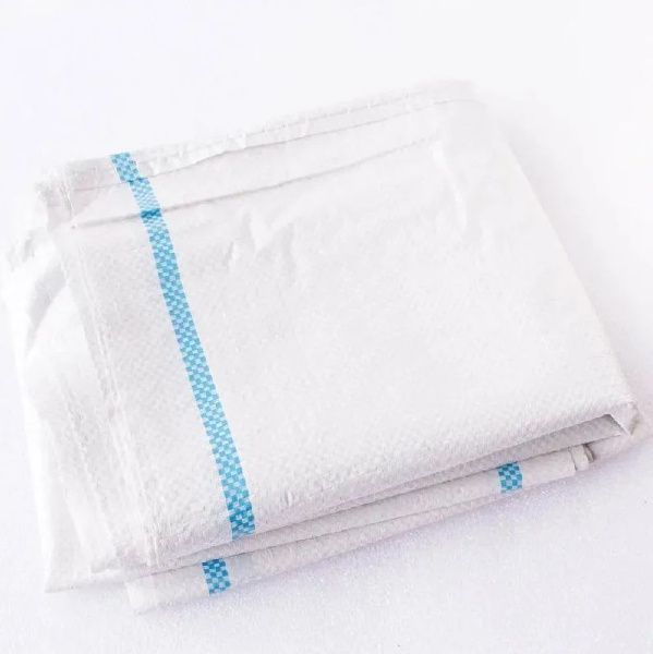 Мешки для мусора полипропилен 55*95 БЕЛЫЕ плотные с полосой (упак. 100шт.)