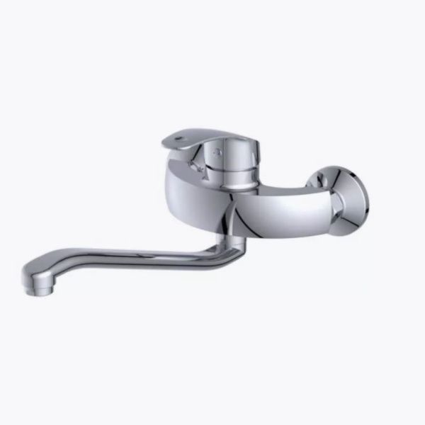 Смеситель для ванны и умывальника монокомандный  хром  Potato Эверест B46-024