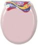 Крышка для унитаза мягкая розовая