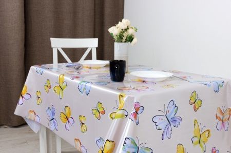 Клеенка на тк.основе "ГЛЯНЕЦ" Очарование (1.37х20м)