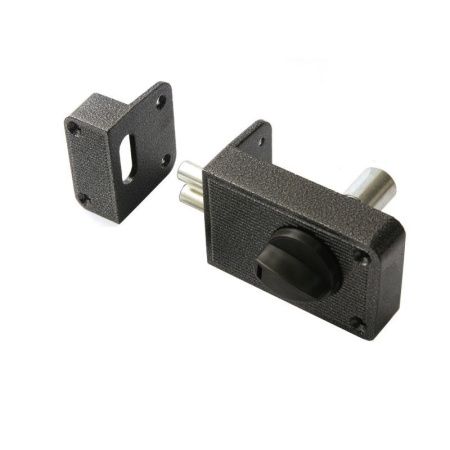 Замок накладной ЗН2-3 серебро