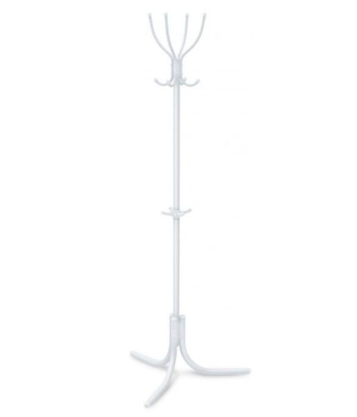 Вешалка напольная ВК4/МБ Комфорт 4 матовый белый Ника